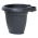 Lógó virágcserép - Terra - 28 cm - Antracit - 