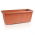 Pot bunga luar - Terra - 60 cm - Terracotta - 