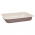 Teglia da forno antiaderente - cafe creme / beige - 36 x 26 cm - ideale per torte - 