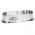 Teglia da forno rettangolare lunga in lamiera zincata - 34 x 12 cm - per dolci e torte - 