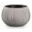 Rund plantekande med indsats "Beton Bowl" - 14,4 cm - betongrå - 
