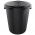 Supermax dust bin, garbage bin, waste container 50 l  - graphite grey