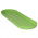 Jardinera para balcón, caja "Bella" con platillo + soporte para barandilla - 50 cm - verde claro - 
