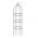 Stolpna pergola - Obelisk - 40 x 40 x 190 cm - 