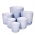 Cache-pot rond "Dekor" - 16 cm - marbre blanc - 