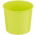 Boîtier de pot haut avec insert "Vulcano Tube" - 20 cm - violet transparent + insert vert pistache - 