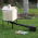 Wooden garden smoker - 50 x 50 x 50 cm - raw wood - SMOKING  KIT