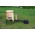 Wooden garden smoker Plus - 50 x 50 x 60 cm - charred wood - SMOKING  KIT