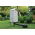 Wooden garden smoker - two chambers - 50 x 50 x 140 cm - raw wood - SMOKING  KIT