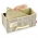 Úložný box na oblečení - FANCY HOME - 40 x 18 x 20 cm - krémově bílý - 