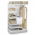 Úložný box na oblečení - FANCY HOME - 40 x 18 x 20 cm - krémově bílý - 