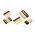 Two-sided cookie cutters - biscuits - DELÍCIA - 6 sizes