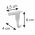 Cabinet door hooks - PRESTO - 4 pcs