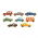 Autos Ausstechformen - DELÍCIA KIDS - 8 Stk - 