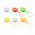 Dopuri pentru sticle din plastic reutilizabile - PRESTO - 6 buc - 
