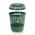 Bolsa para desechos de jardín / cubo desplegable plegable con tapa para césped, hojas, frutas y otros desechos - Jaula - 60 litros - verde bosque - 
