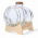 Butoi ornamental cu robinet pentru lichioruri și alte băuturi - transparent - 3 litri; decantor - 