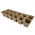 Square peat pots 6 x 6 cm - 12 pieces