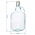 Dama karbi, fedélzárral ellátott demijohn - 5 liter - 