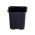 Sort 8 x 8 cm firkantet gartnerimad - 24 stk - 