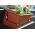 Vaso da fiori rettangolare per esterni - Agro - 70 cm - Terracotta - 