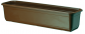 "Venus" balcony box - brown - 60 cm