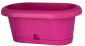 Caja de balcón "Lotos" con bandeja - 40 cm - morado azul - 