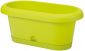 Balkondose "Lotos" mit Tablett - 60 cm - pistaziengrün - 