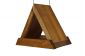 Mangeoire à oiseaux triangulaire - marron - 