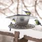 Polmontert fuglebord / fôringsbrett Birdyfeed Round - antracittgrå - 