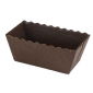 Pravokotni model za peko papirja "Easy Bake" - 16 x 8 x 6 cm - rjav - 