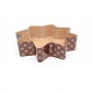 Star-shaped paper baking mould