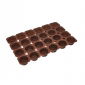 Cupcake og muffin bagestel - til 24 forme - brun - 