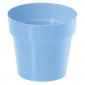 Runder einfacher Topf - 16 cm - babyblau - 