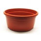 Okrogli vrtec za posadko - skodelica Terra cotta - 21 x 11,5 cm - 1 kos - 