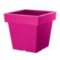 "Lofly" lättvikts fyrkantig kruka - 19 cm - fuchsia - 