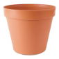 Eenvoudige plantenpot "Glinka" ø 11 cm - terracottakleurig - 