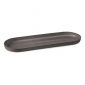 Piatto / vassoio da balcone - 50 cm - grigio antracite - 