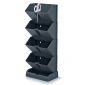 Modular planters for cascade plant cultivation - vertical garden - Mini Cascade - anthracite grey