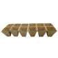 Fyrkantiga torvkrukor 5 x 5 cm - 12 stycken - 