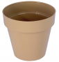 Casing bundar "Ibiza" - 16 cm - cafe latte - 